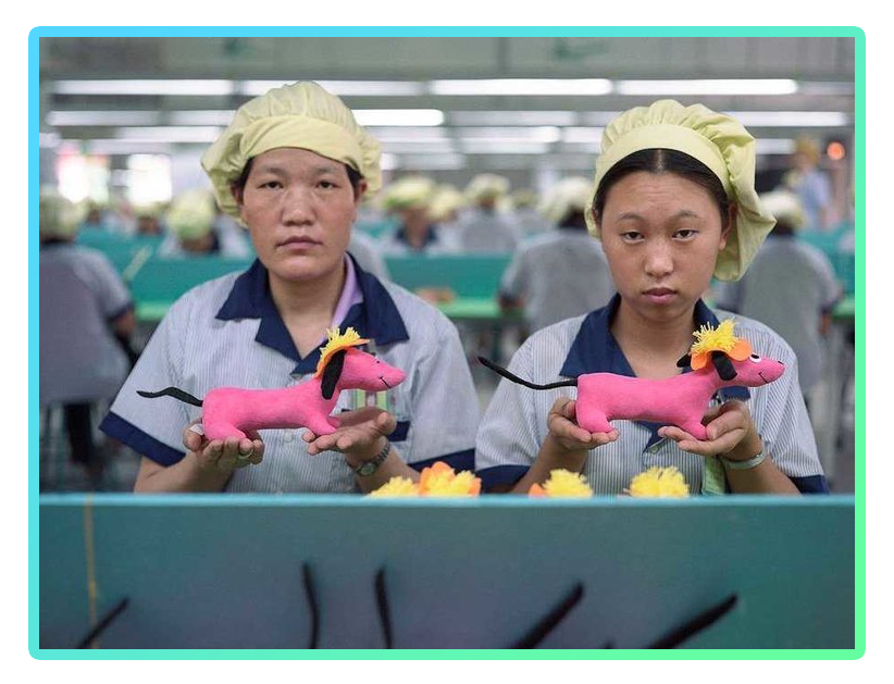 Female workers in a Chinese factory