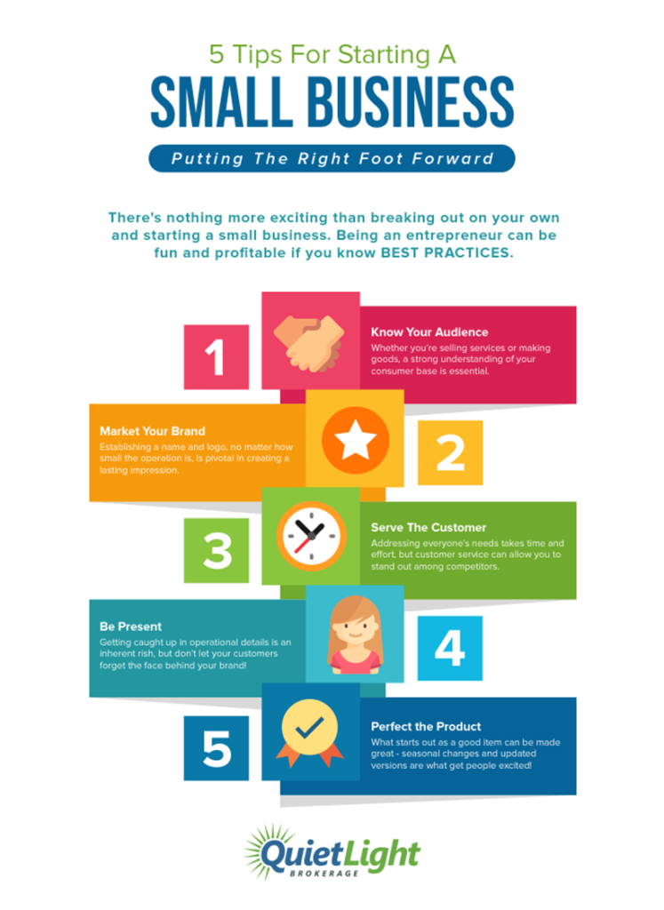 Infographic: 5 tips for starting a small business
